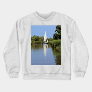 Sailing on the Norfolk Broads Crewneck Sweatshirt